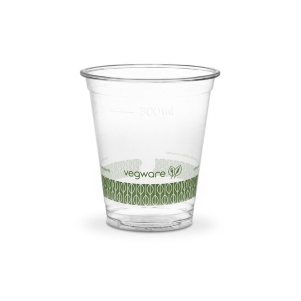 Vegware 96-Series PLA CE Marked Cold Cup 12oz (Pack of 1000)