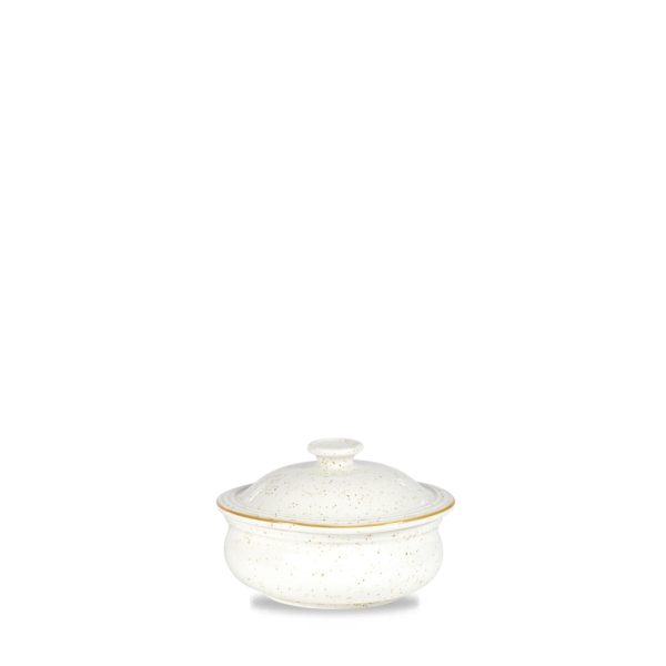 Churchill Stonecast Barley White Lidded Stew Pot 15oz (Pack of 6)