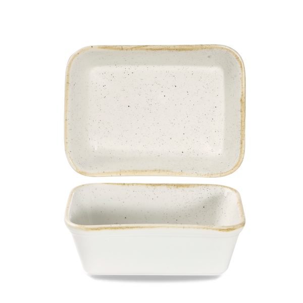 Churchill Stonecast Barley White Lasagne Dish 16cm (Pack of 12)