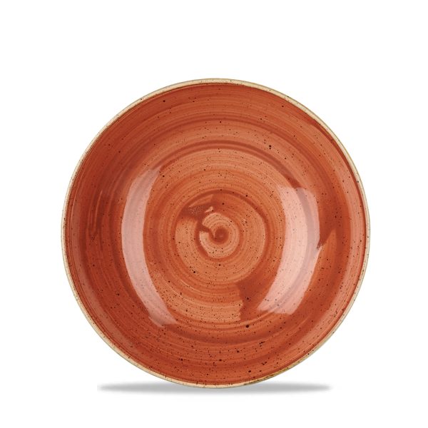 Churchill Stonecast Spiced Orange Small Coupe Bowl 18.2cm (Pack of 12)