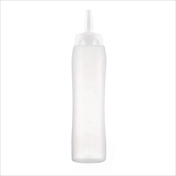 Araven White Squeeze Sauce Bottle 1Ltr (Each)