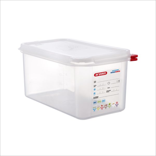 Araven Polypropylene GN 1/3 Airtight Food Container 6Ltr (Each)