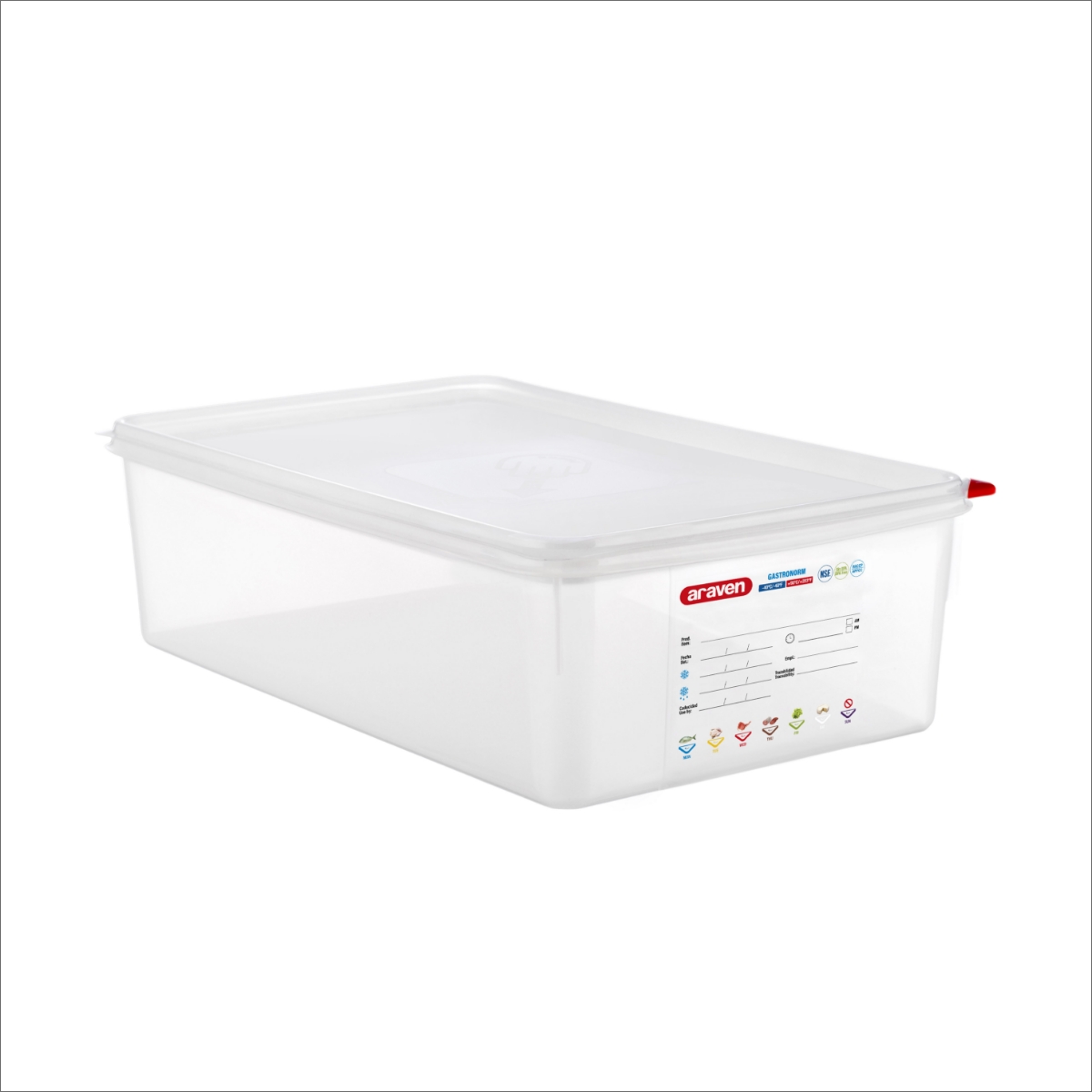 Lacor 66914h Fondo Doppio In Polipropilene Per Gastronorm GN 1/4 – Ideale Per Mense, Ristoranti E Refrigerazione